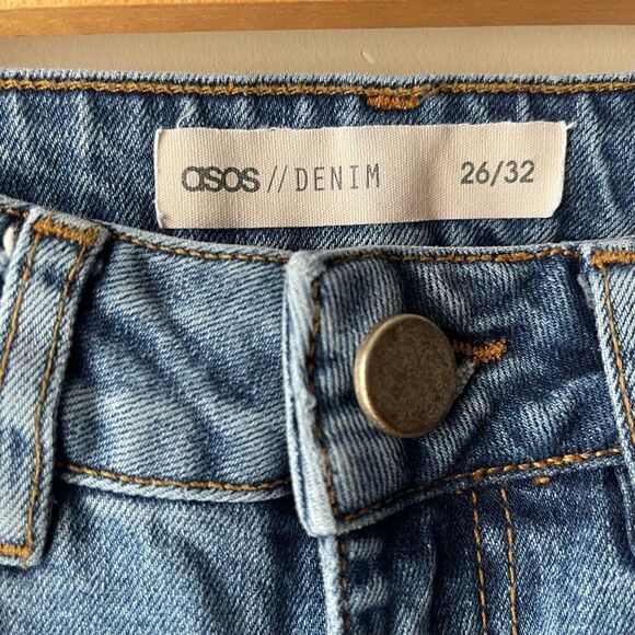 asos slouchy super high rise mom jeans size 26 - Picture 5 of 10